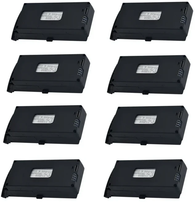 호환 (다른 유형) Q6 Max 드론 배터리 3.7V 1800mAh G6 S6 8K RC 쿼드콥터 충전식, 04 8 x Battery