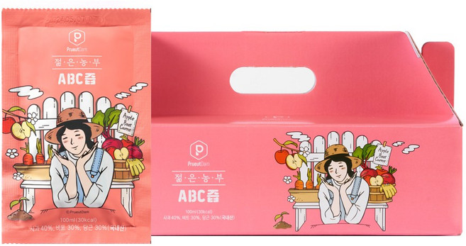푸릇담 젊은농부 ABC즙 30p, 3L, 1개