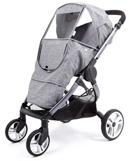 타보/와이업/다이치/실버크로 유모차 멜란지 방풍커버, 1개, 디럭스 유모차 멜란지 방풍커버