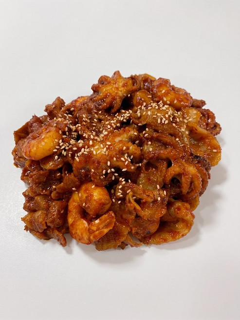 쭈삼새 (쭈꾸미 삼겹살 새우) SET 쭈꾸미볶음 양념 캠핑요리 밀키트 통큰수산, 1세트