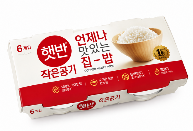 햇반 즉석밥 작은공기, 130g, 36개