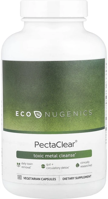 Econugenics PectaClear® 독성 중금속 클렌즈 베지 캡슐 180정, EconugenicsPectaClear독성중금속클렌즈베, 1개 - 쿠팡