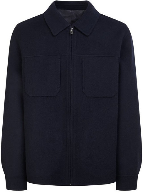 [국내백화점] [26SS] 헤지스 네이비 단색 울혼방 점퍼 (HZJU6A106N2A) 남성 봄점퍼