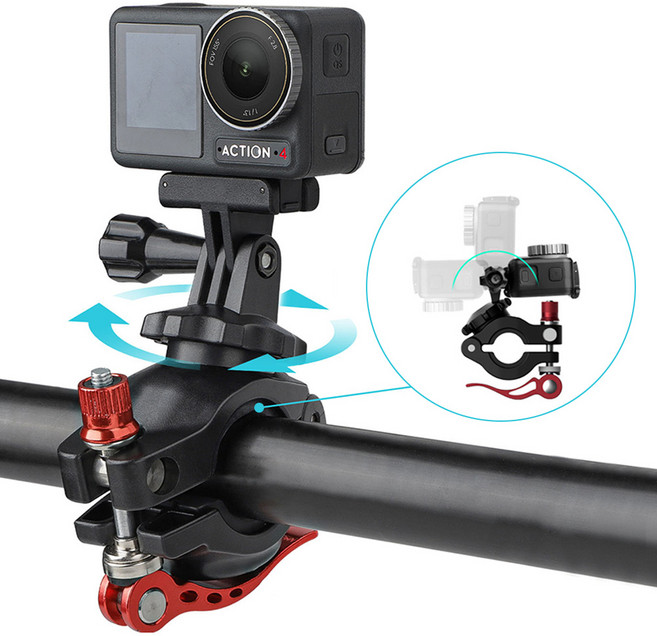 오즈모 액션 6 5 4 핸들바 마운트 악세사리 유니버설 거치대, 단품, 1개