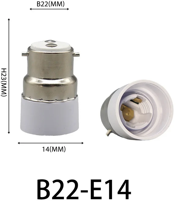 10-50PCS B22 E14 E27 GU10 램프 전구 소켓 베이스 홀더 변환기 내화성 조명 어댑터 액세서리, 05 10pcs, 03 B22 to E14
