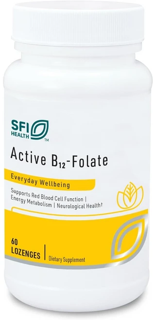 클래어랩스 활성형 엑티브 B12 폴레이트 로렌지 메틸 폴레이트 메틸코발라민, 알약/캡슐, 1개, 60정 - 쿠팡