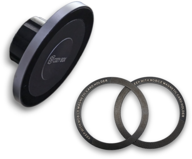 코지박스 맥세이프 마그네틱 헤드 휴대폰 거치대 홀더 자석 머리, 1개, 그레이