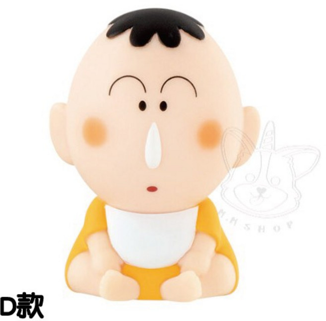 BANDAI 蠟筆小新發光公仔 阿呆款, 1個, D款/阿呆1K450