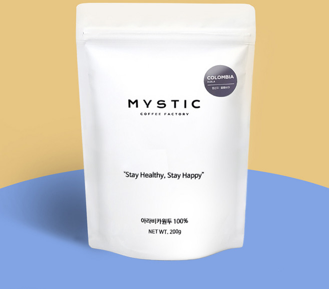 미스틱커피 원두커피 콜롬비아 수프리모, 더치커피, 200g, 1개