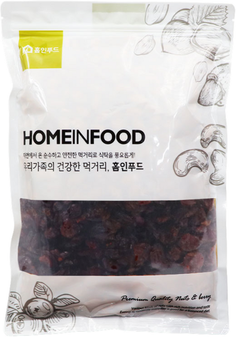 홈인푸드 건크랜베리, 1개, 1kg