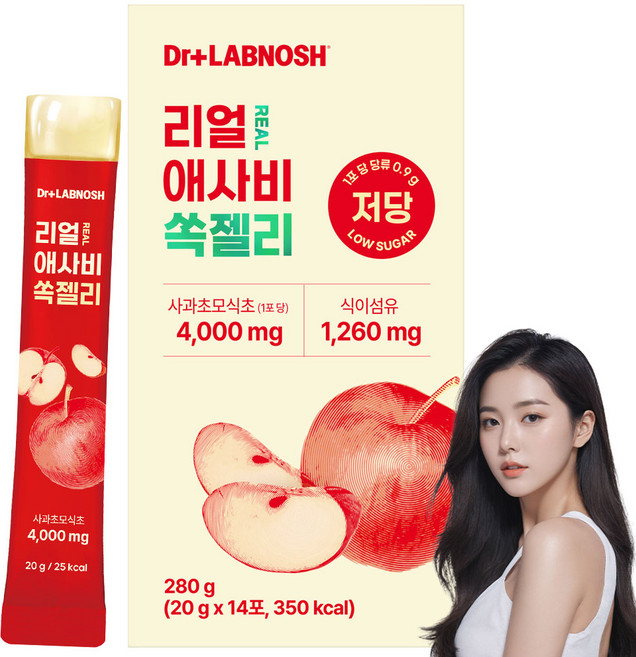 닥터랩노쉬 애사비 쏙젤리, 1박스, 280g