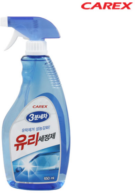 카렉스 유리세정제 650ml 자동차 차량 유리 세정제, 1개
