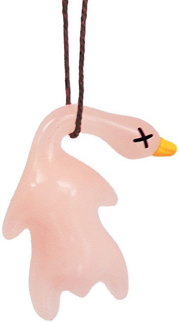 NR 자외선 오리 키링, 화이트