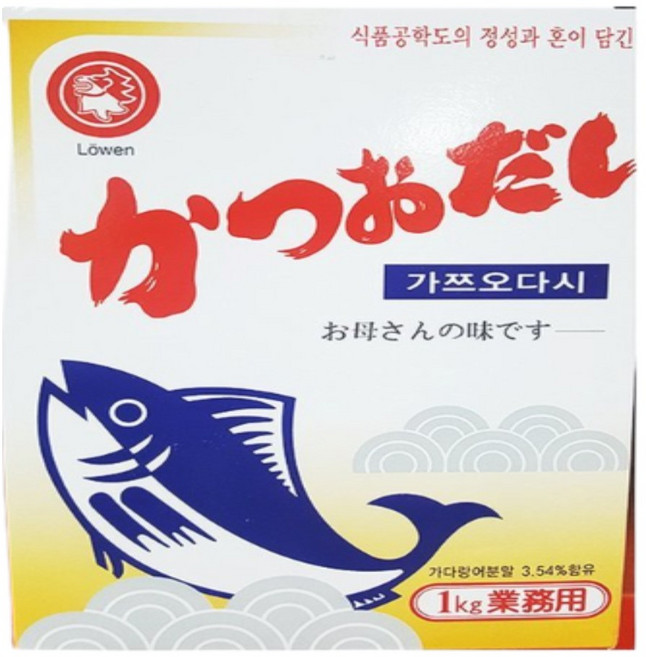 코리아제니스 레벤 가쯔오다시 1kg, 5개