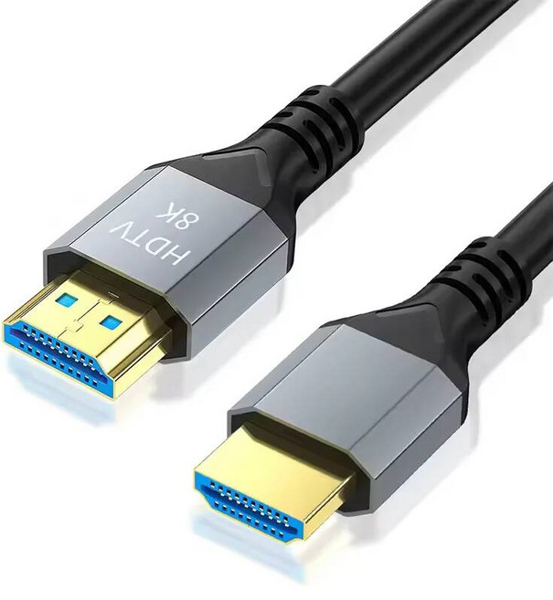 hdmitodp 케이블 튼튼한케이블 변환 8K HDMI 호환 2.1 1m10m 길이 비디오 TV PS5 시리즈 스위치 프로젝터용 HDR HDCP eARC 8K@60HZ 4K@1, Black, 10m, 1개