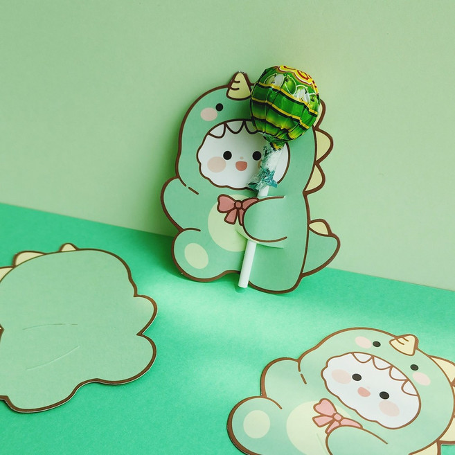 캔디 사탕 페이퍼 10p 귀여운 사탕꽂이 예쁜 답례품 선물 포장, 10개, 과일토끼