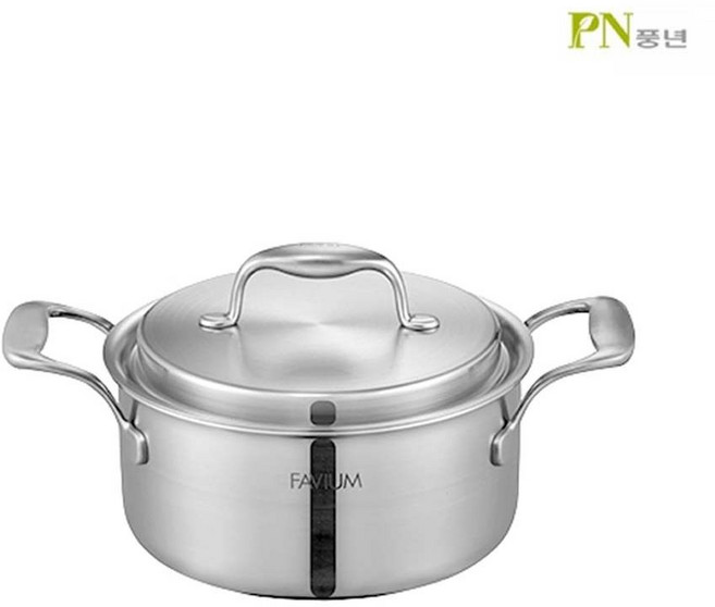 양수냄비 파비움 깊은 PN풍년 24cm 5PLY pre+423vx