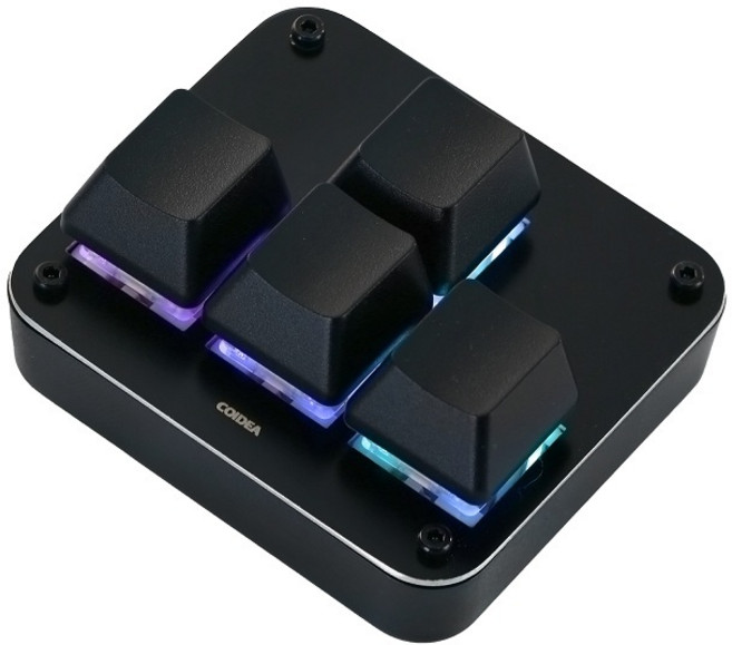 매크로 방향키 미니 체리 방향 4키 한손 USB 키패드 게이밍 블루투스 무선 WASD, 빨간축, 블랙 무선 3모드, 빨간축