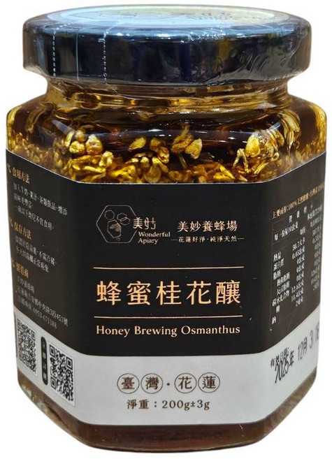 美妙養蜂場 蜂蜜桂花釀, 1個, 204g
