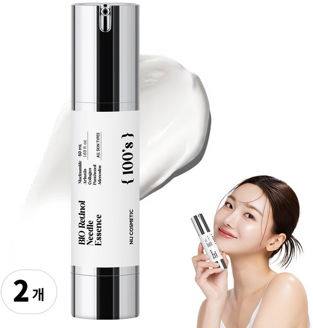 엔유 바이오 레티놀 니들 에센스 100샷 줄기세포배양액, 2개, 50ml