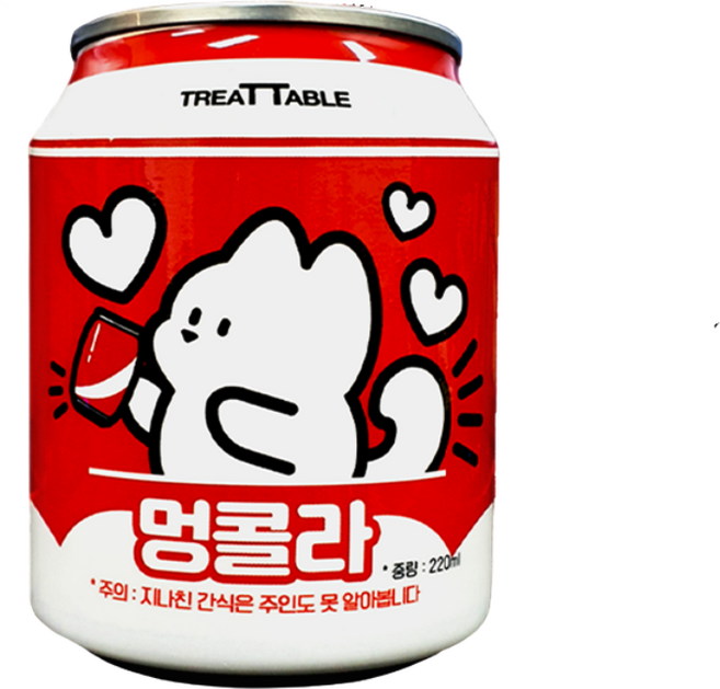 멍시리즈 강아지 음료수, 1개, 220ml, 강아지 콜라