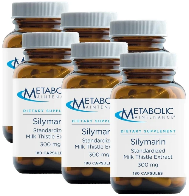 메타볼릭 실리마린 300mg 밀크씨슬 서플리먼트 캡슐 Metabolic Maintenance Silymarin, 6개, 180정 - 쿠팡