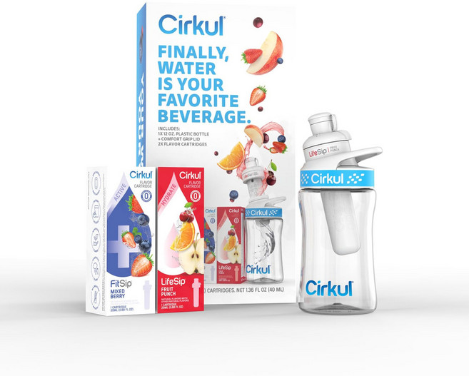 Cirkul 서큘 워터 물병 360ml 카트리지 전용보틀 스포츠물병 운동용, 1개