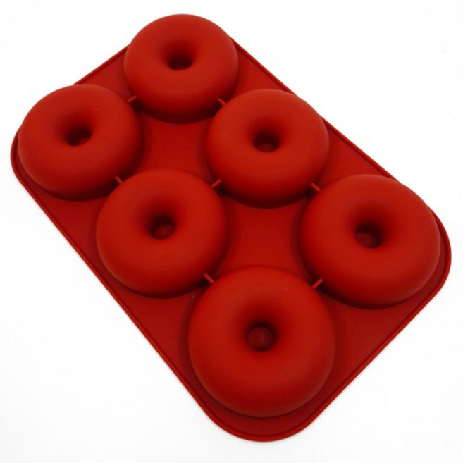 실리콘 도넛몰드(6구)(대)(도넛설기 티그레)