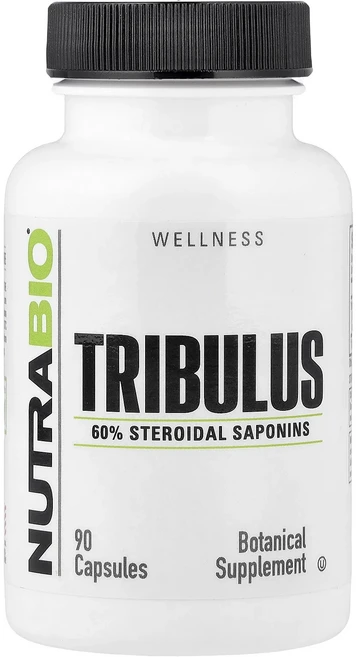 단백질 비타민 철분 마그내슘 칼슘 NutraBio 트리블러스 캡슐 90정(캡슐 1정당 500mg) 고루고루섭취해주세요, NutraBio트리블러스캡슐90정캡슐1정당500mg, 1개 - 쿠팡