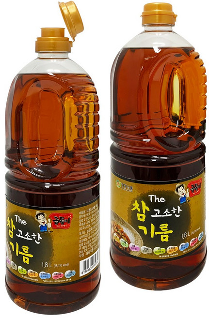 업소용 대용량 참깨 들깨 향미유 1.8L 맛기름 향기름, 1개