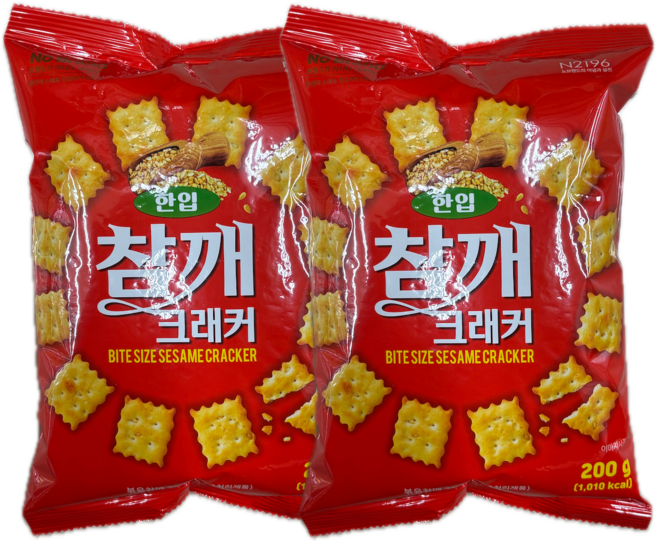 노브랜드 한입 참깨크래커, 2개