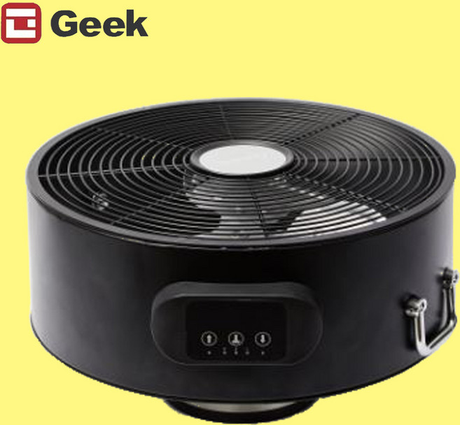 [Geek] 난로팬 캠핑 타프 실링팬 히터난방 난로 히텁팬, 01.카키, 1개