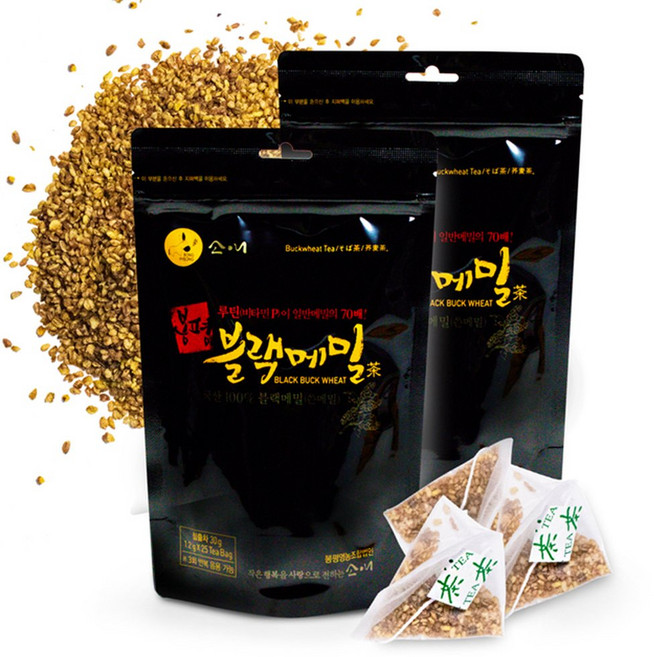 소애 블랙메밀차1.2g 25개입 2개