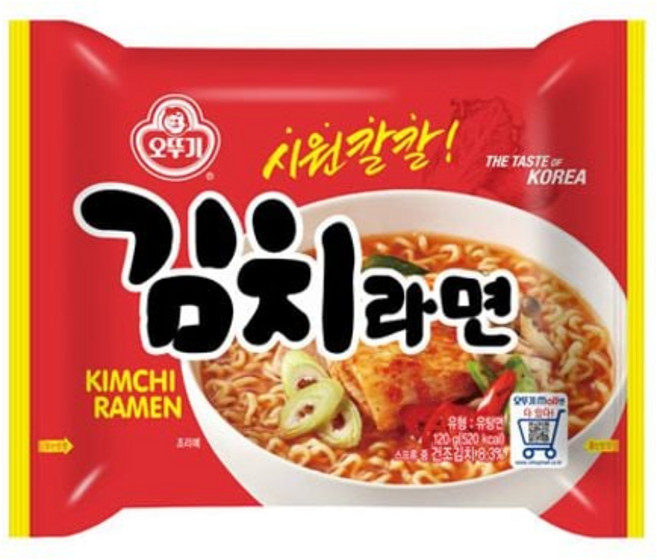 오뚜기 김치라면 멀티(120gx5입)x8팩 jeo4+1fTr, 1개