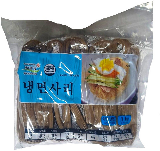 [해뜨락]냉면사리 1kg 5인분, 1개