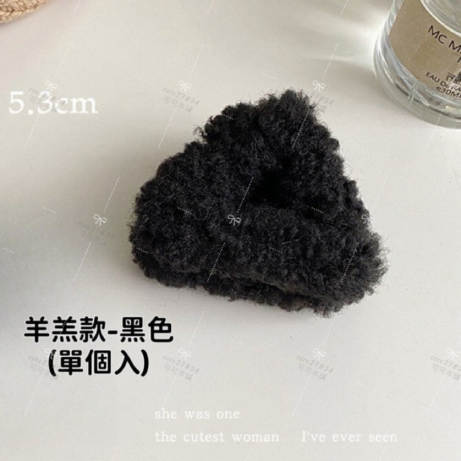 可可本舖 韓系 毛絨可愛髮夾 韓版時尚髮飾 BB夾 瀏海夾