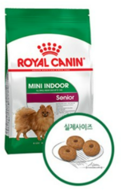 로얄캐닌 미니 인도어 시니어, 1.5kg, 4개