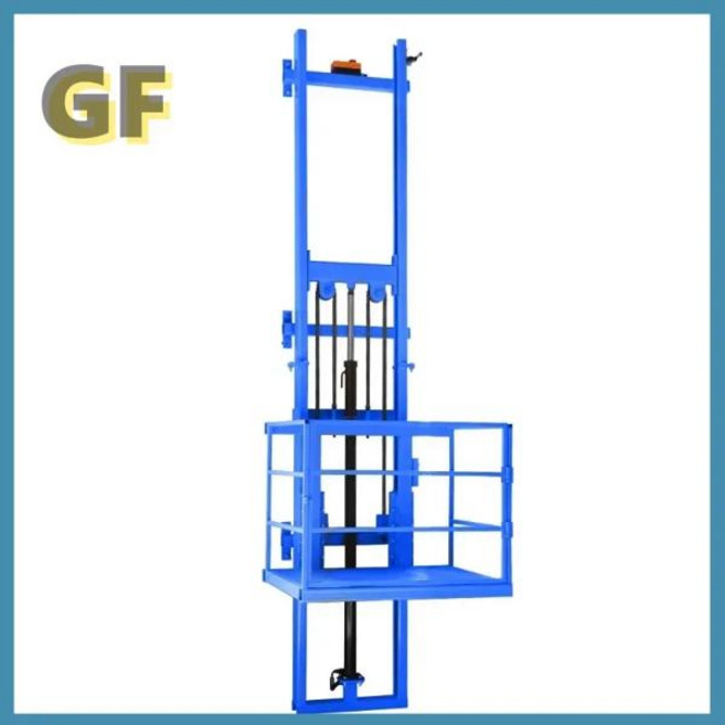 가정용 전기 리프트 창고 로딩 및 언로딩 엘리베이터 유압 리프팅 모바일 플랫폼, 01 CHINA, 02 Wire rope 500KG, [05] Lift2m