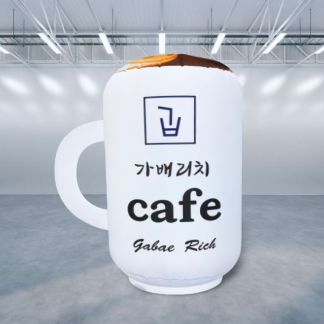 애드톡 풍선간판 3D 머그잔 50파이 80파이 높이2m부터 맞춤제작/공장직영/무료배송, 50파이x2m머그잔완제품, 1세트