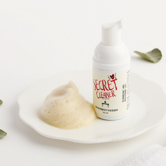 [드레싱테이블] 안젤리카 여성 청결제 30ml 시크릿 클렌저 약산성, 1개