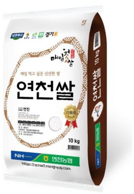 연천농협 경기미 연천쌀 연진 특등급, 10kg, 1개