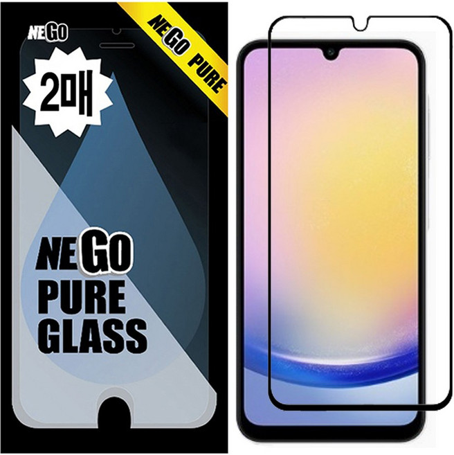 네고네고 갤럭시 A/J/M/점프/버디/와이드/퀀텀 강화유리 액정보호필름, 2개