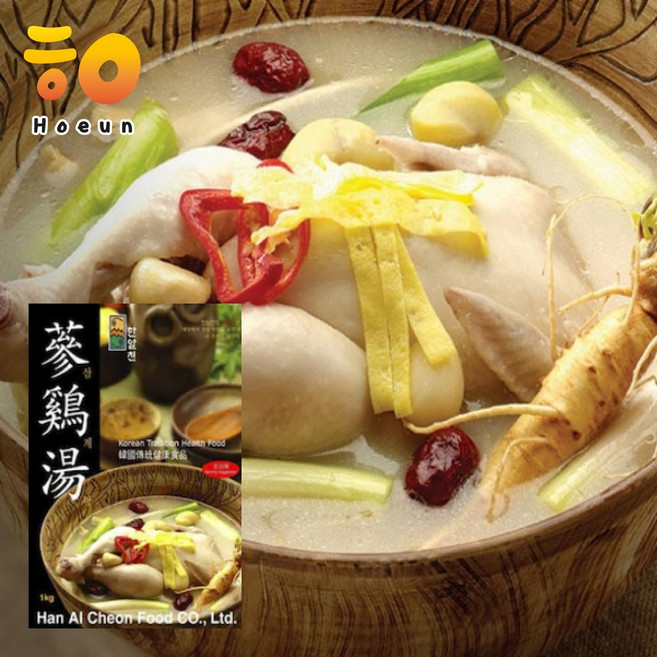 한알천 삼계탕 1kg (무료배송), 3개