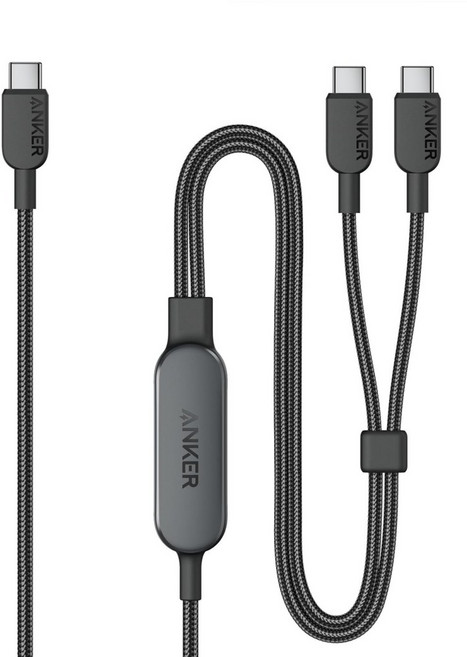 Anker 2-in-1 USB-C-USB-C 케이블(최대 140W 편조) - A8895, 02 1.8m, 02 1.8미터, 01 0.9m
