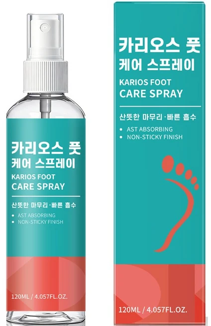 카리오스 문제성 발톱 케어 스프 레 이 무좀, 120ml, 1개, 1개입 - 쿠팡