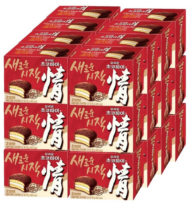 오리온 초코파이 78gx24개(1BOX), 78g, 1박스