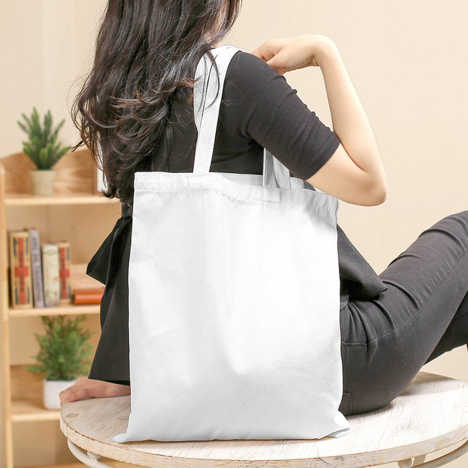 딜릭스 나만의 무지 에코백 2p세트 34.5x42 화이트 화이트에코백