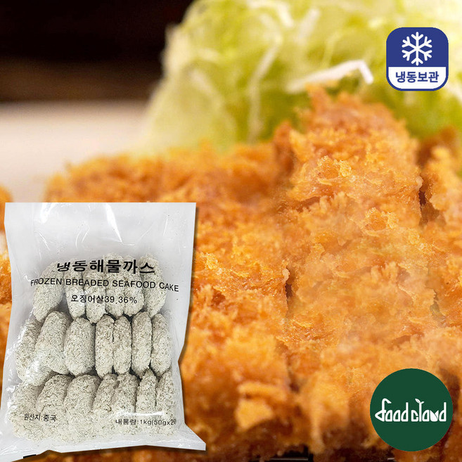 꽉찬 오징어까스 1kg(50g*20ea), 1kg, 1개