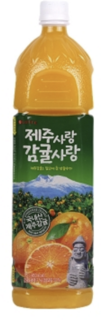롯데 제주사랑 감귤사랑 1.5L, 40개