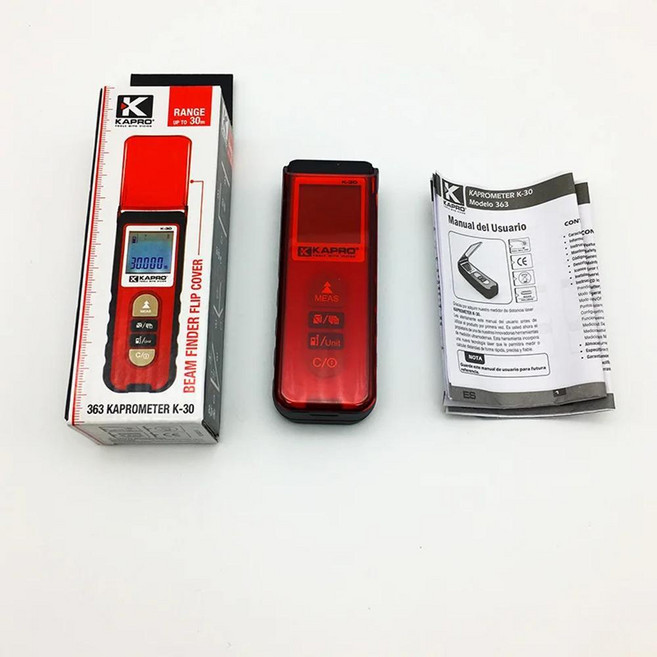 전문가 레이저 전문 거리 측정기 메트로, [01] 30m, 색상: 1. 363-30M, 1개